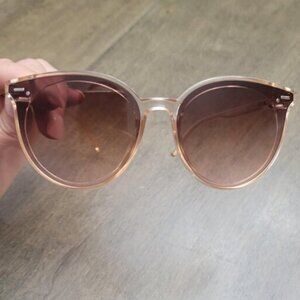 🆕SOJOS Womens Brown Trendy Classic Round Retro Vintage Large Frame Sunglasses